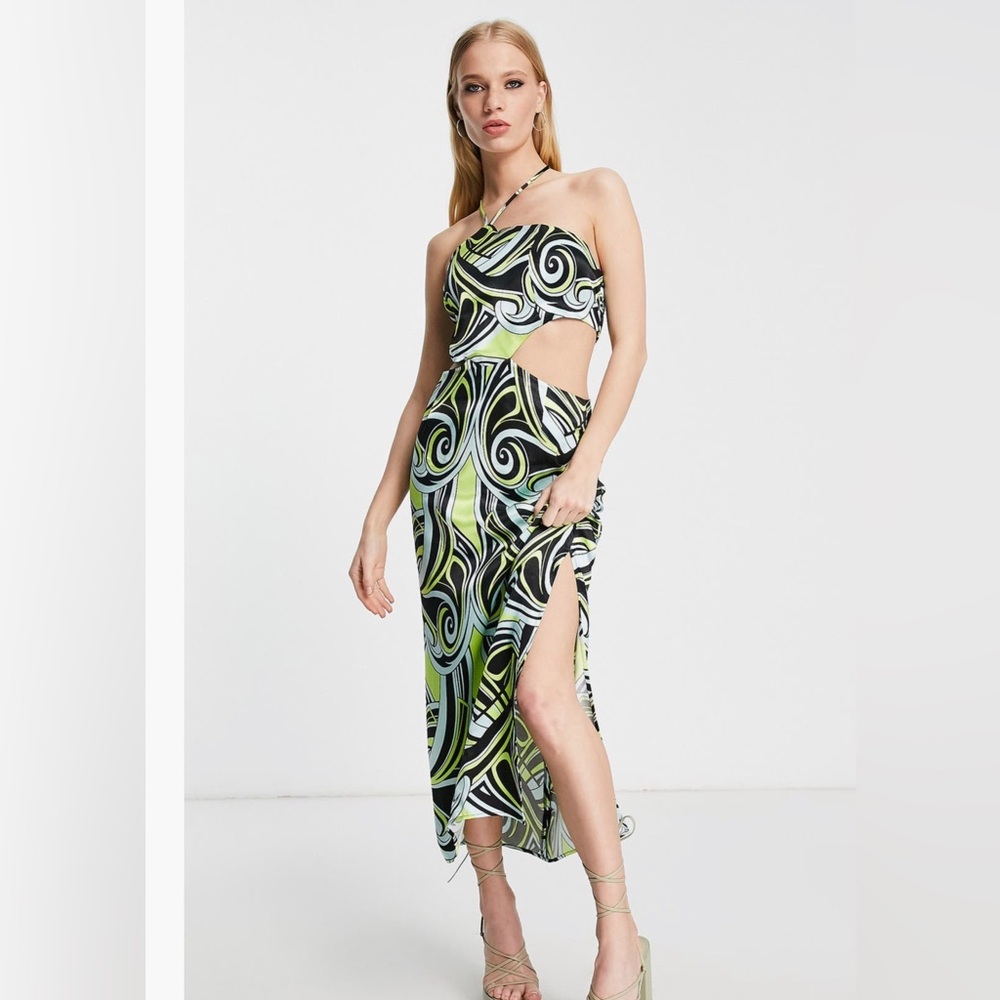 Top Shop Halter Midi Dress